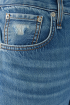 بطال جينز بايبر هيرموسا بخصر منخفض وقصة ساق مستقيمة